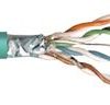 Transmedia FTP-Cable, Stranded Wire, CAT5e. green, on spool, 100 m