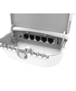 Mikrotik OmniTIK 5 PoE ac (RBOmniTikPG-5HacD), 2×7.5dBi 5GHz Omni antena, High Gain Dual Chain 802.11an/ac, 720MHz CPU, 128MB RAM, 5xG-LAN, 4×POE, PSU, RouterOS L4