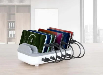 Manhattan 10-Port USB-C Power Charging Station