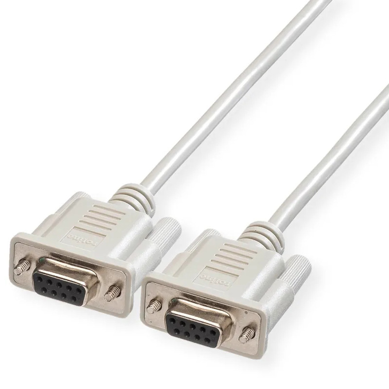 Roline serijski link kabel DB9 F/F, 3.0m, sivi
