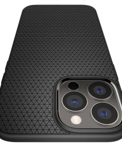 Spigen Liquid Air, zaštitna maska za telefon, mat crna - iPhone 15 Plus (ACS06650)