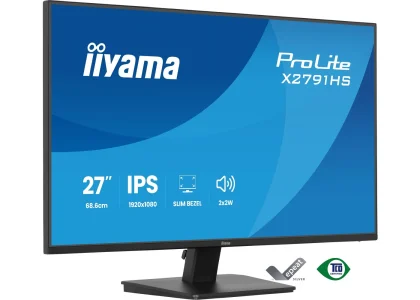 IIYAMA 27" X2791HS-B1 FHD (1920x1080) IPS, 120Hz, 1ms, 350cd/m2, 1500:1, Speakers, HDMI, DP, Speakers