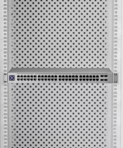 Ubiquiti UniFi Managed 48-port Gigabit Switch (32-port PoE+), 4×SFP, Touchscreen LCD, Rackmount, 195W (USW-48-PoE)
