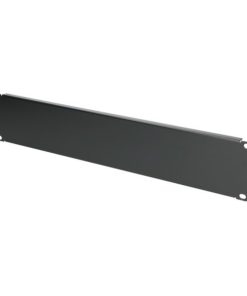 Extralink 2U 19" Front Blank Panel, Black