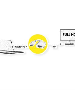 Roline VALUE adapter/kabel DP-DVI, M/F