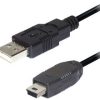 Transmedia USB A to 5 pin mini Kabel 1m