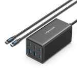 Vention 6-Port USB (C C C C A A) Desktop GaN Charger (140W 140W 45W 20W 18W 18W) Plug