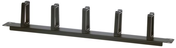 NaviaTec vodilica kablova 19" s 5 prstena, 1U horizontalna, crna