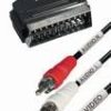 Transmedia Scart-plug to 3RCA plug, 2m