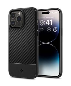 Spigen Core Armor, zaštitna maska za telefon, mat crna - iPhone 15 Pro (ACS06466)