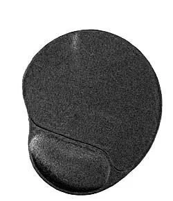 Gembird Gel mouse pad with wrist support, black