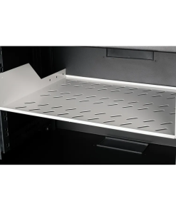 Roline 19" 2U fiksna polica, D=350mm, nosivost 25kg, siva