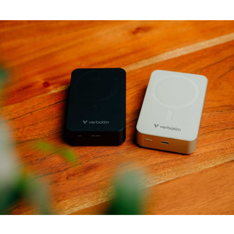 Verbatim Powerbank 20000mAH Charge 'n' Go Essentials 35W USB-C i 15W magnetsko bežično punjenje, crni