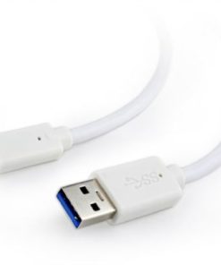 Gembird USB 3.0 AM to Type-C cable (AM CM), 1m, white