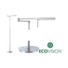 EcoVision LED podna svjetiljka 7W, 3000K - topla bijela, podesiva, dekorativno mliječno staklo