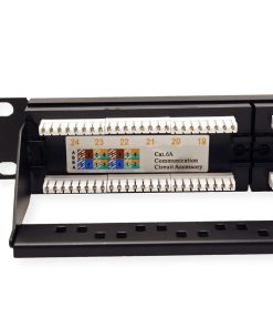 Roline VALUE Cat.6a/Class EA 19" Patch Panel 24-porta UTP, crni
