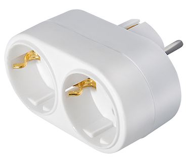 Transmedia Multiple adapter 2x CEE 7 7 plug