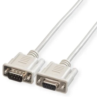 Roline serijski kabel DB9 M/F, 3.0m, sivi