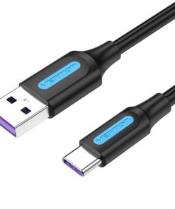 Vention USB 2.0 A Male to C Male 5A Cable 1M Black