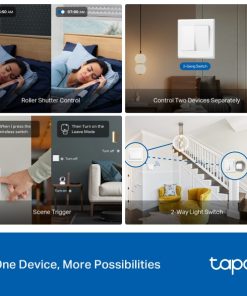 TP-Link Tapo S112 Smart Switch Module 2.4GHz, 802.11b/g/n, Bluetooth, Tapo app, Wi-Fi kontrola, Timer/Schedule postavke, Amazon Alexa/Google Assistant