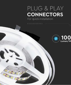 LED traka 5m, SMD 2835, 60LED/m, 17W, 12V, 3000K, IP20