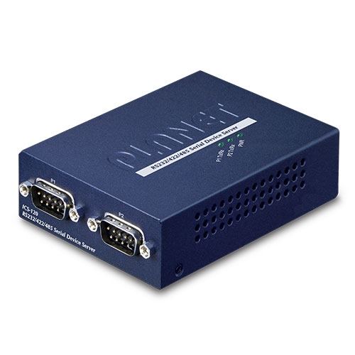 Planet Industrial 2-Port RS232 RS422 RS485 Serial Device Server