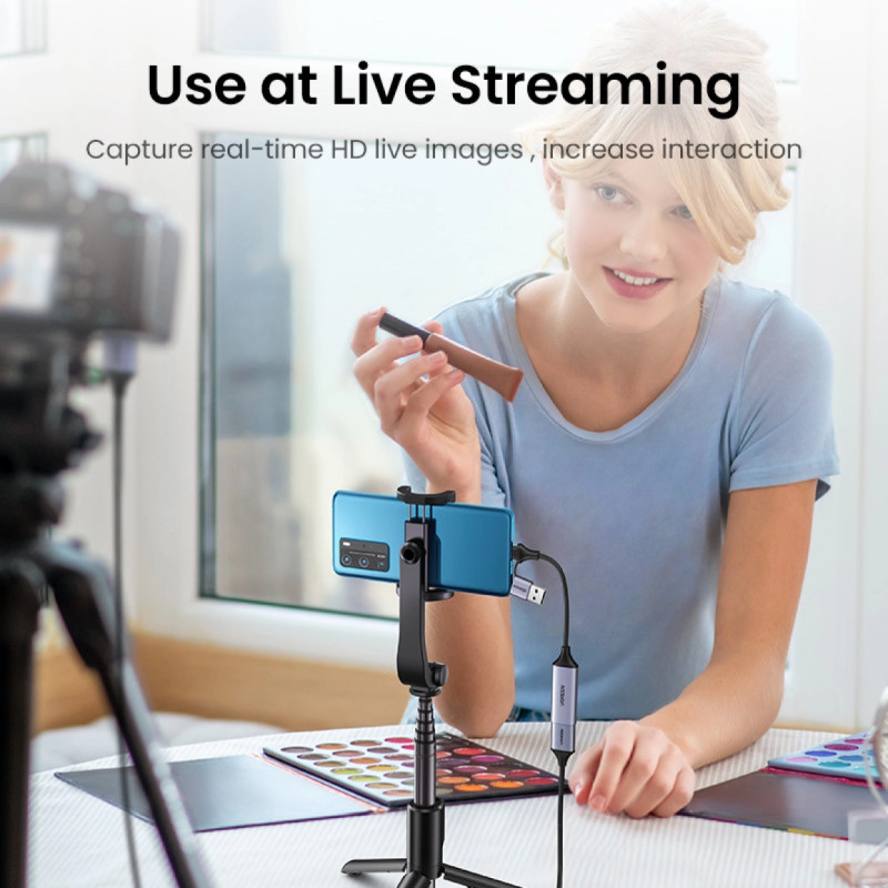 UGREEN adapter USB-C/A na HDMI Video capture card