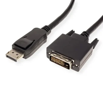 Roline VALUE DisplayPort kabel, DP - DVI-D (24+1), M/M, 3.0m, crni