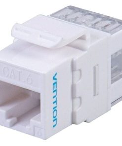 Vention Cat.6 UTP 180 Degree Keystone Jack White