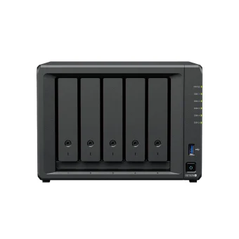 Synology DS1525+ DiskStation 5-bay NAS server, AMD Ryzen V1500B, Memory: 8 GB, LAN:2x 2.5GbE, 2x USB 3.2 Gen1, 2x USB-C