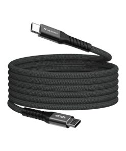 Verbatim Sync & Charge Magnetic kabel USB-C na USB-C, M/M, 100W PD3.0/QC3.0, crni, 1.2m