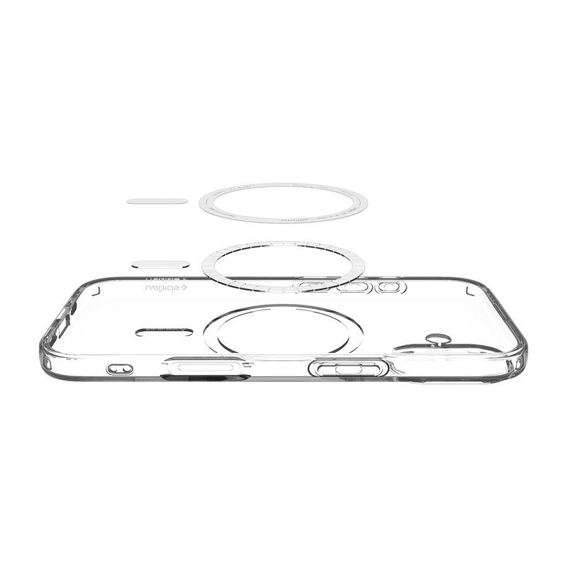 Spigen Liquid Crystal MagSafe, clear white - iPhone 17 (ACS10397)