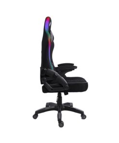 Bit Force HYPNOSIS RGB-2D igraća stolica s potpornim jastučićima, PU koža, 2D naslon za ruke, nosivost 130kg, crna