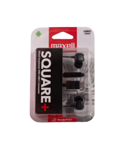 Maxell SQUARE+ USB-C slušalice, crne