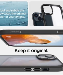 Spigen Ultra Hybrid, zaštitna maska za telefon, frost black - iPhone 14 Plus (ACS04901)