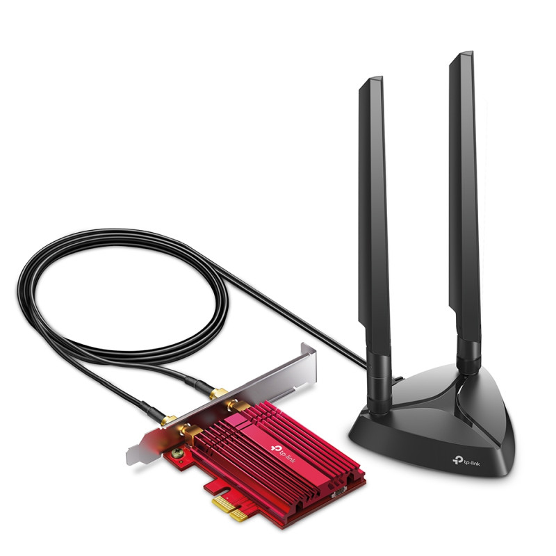 TP-Link AX5400 Archer TXE75E bežični Tri-Band Wi-Fi 6E BT5.3 PCI-E adapter 574Mbps/2402Mbps/2402Mbps (2.4GHz/5GHz/6GHz), 802.11ax/ac/n/a/g/b, 2×antene