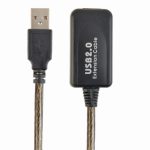 Gembird Active USB 2.0 extension cable, 10 m, black