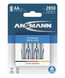 Ansmann Digital NiMH Rechargeable battery AA HR6 type 2850 (min. 2650 mAh) 4 pcs. blister packaging