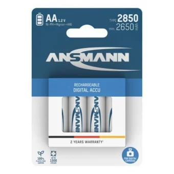 Ansmann Digital NiMH Rechargeable battery AA HR6 type 2850 (min. 2650 mAh) 4 pcs. blister packaging