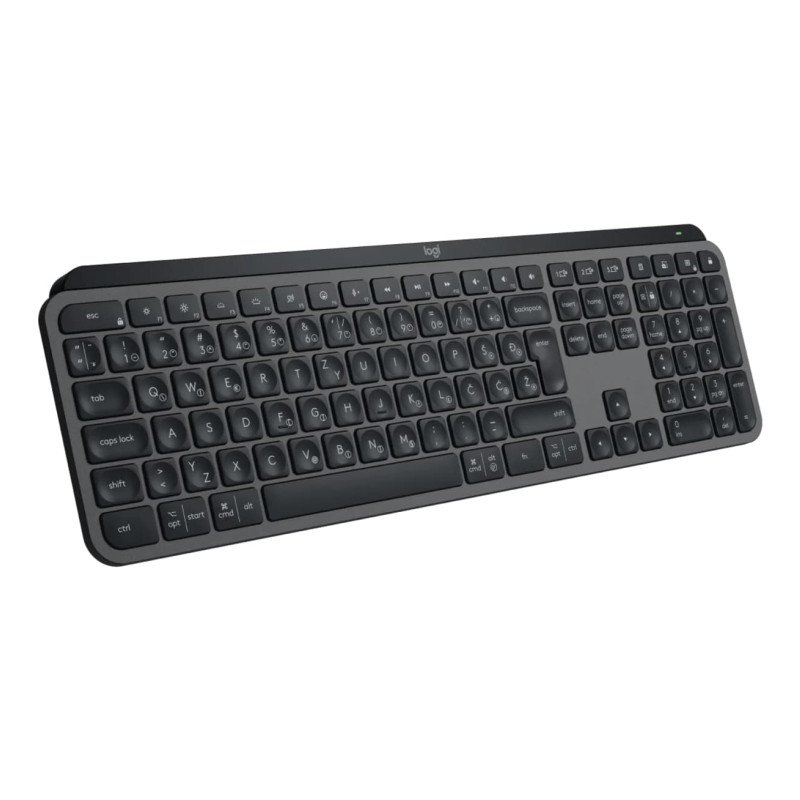 Logitech MX Keys S bežična bluetooth tipkovnica, siva (920-011591)