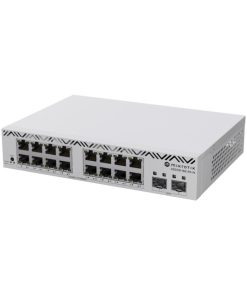 MikroTik Cloud Smart Switch CSS318-16G-2S+IN with 16 x Gigabit Ethernet ports, 2 x SFP+ cages, SwOS, desktop kućište, PSU