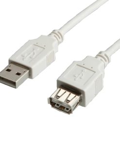 STANDARD USB2.0 kabel TIP A-A M/F, 1.8m, bež (produžni)