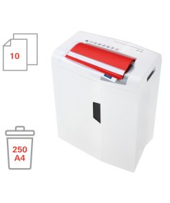 HSM shredstar X10 uništavač dokumenata + CD medija, trakasti i poprečni rez, 4.5×30mm, razina sigurnosti E-2/F-1/O-1/P-4/T-2, kapacitet 20l