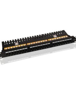 Roline VALUE Cat.6/Class E 19" Patch Panel 24-porta UTP, crni