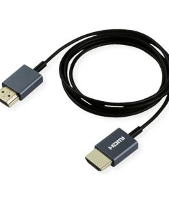 Roline HDMI 4K Ultra HD kabel sa mrežom, HDMI M - HDMI M, coaxial, ultraslim, 2.0m