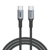 Verbatim Sync & Charge kabel USB-C na USB-C, M/M, 100W PD3.0/QC3.0, crni, 1.2m