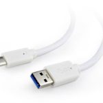 Gembird USB 3.0 AM to Type-C cable (AM CM), 3m, white