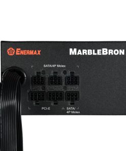 Enermax 650W MarbleBron II, ATX 3.1, 80+ BRONZE, polu-modularno, aktivan PFC, 2×PCIe, 5×SATA, 24-pina, 120mm ventilator