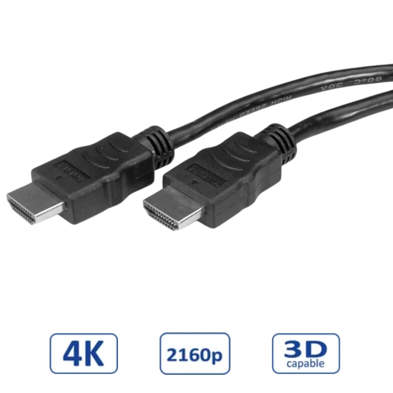 STANDARD HDMI kabel sa mrežom, HDMI - HDMI, M/M, v1.4, 2.0m