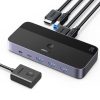 UGREEN CM664 KWM Switch, 3×HDMI 2.0 (4K@60Hz), 2×USB-C, 3× USB-A, 2×USB-B